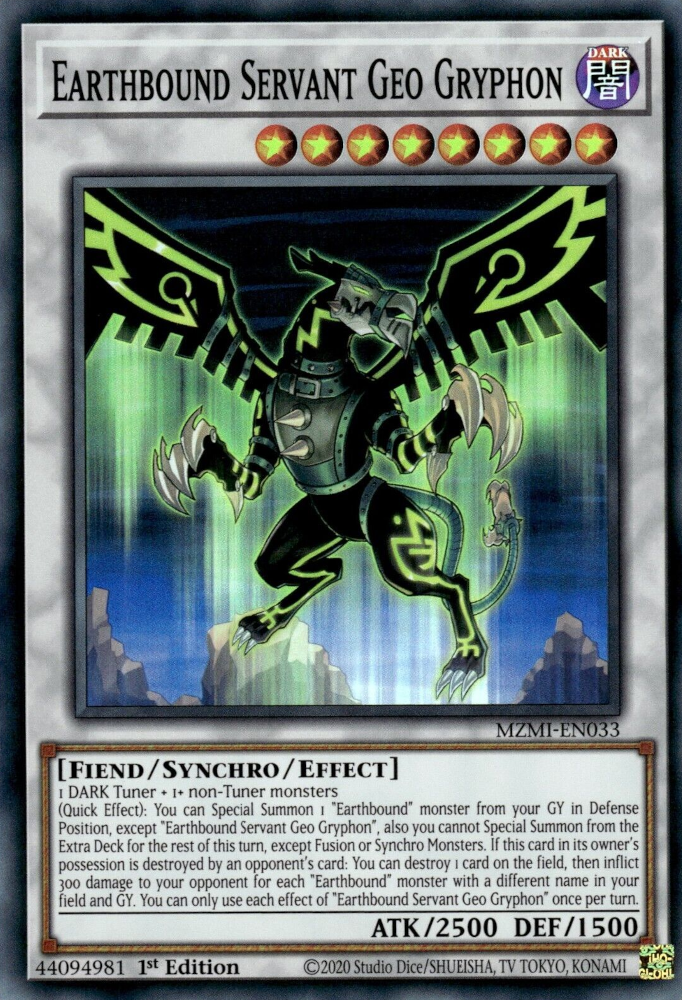 Earthbound Servant Geo Gryphon Yugipedia Yu Gi Oh Wiki