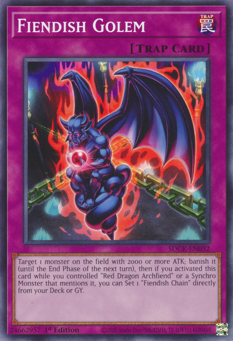 Fiendish Golem Yugipedia Yu Gi Oh Wiki