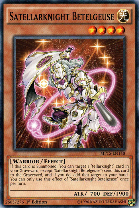 神椿TCG 幸祜 SR Betelgeuse Satellarknight Betelgeuse - Yugipedia