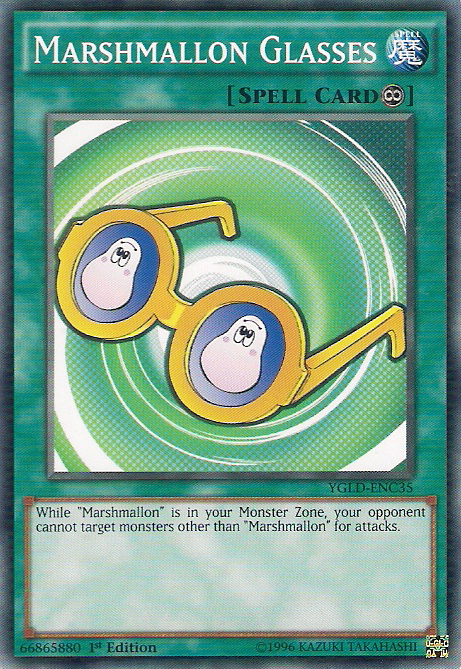 Marshmallon Glasses Yugipedia Yu Gi Oh Wiki