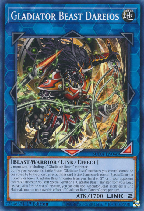 Gladiator Beast Dareios - Yugipedia Gladiator Beast Dareios - Yugipedia