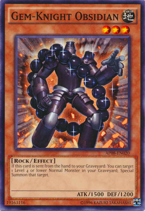 Gem-Knight Obsidian - Yugipedia