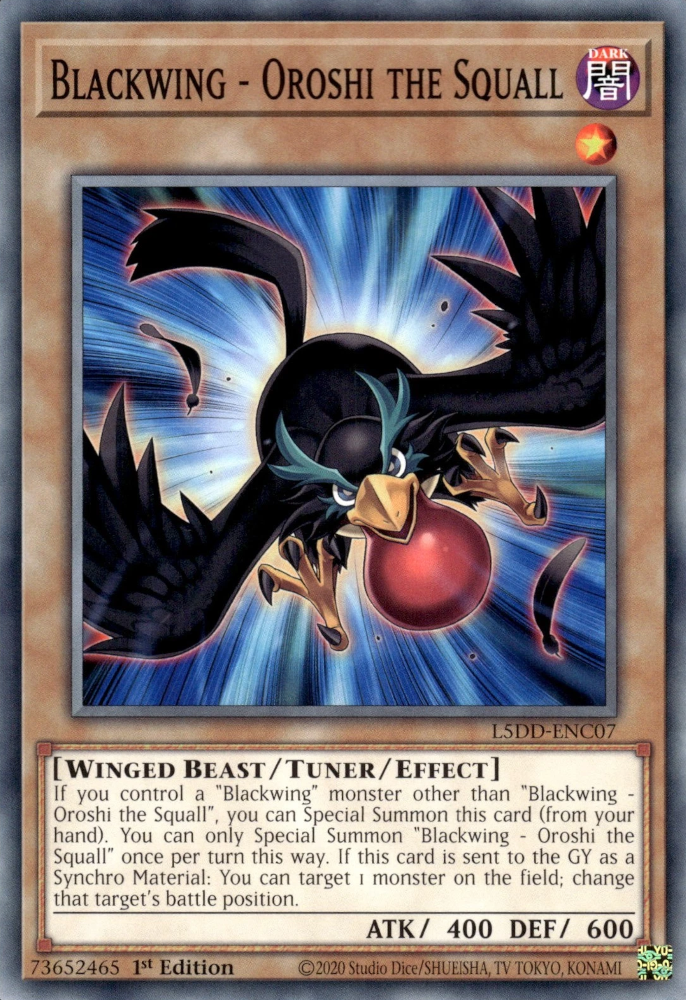 Blackwing - Oroshi the Squall - Yugipedia