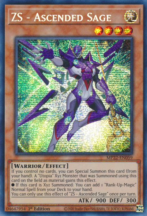 yuページ ZS - Ascended Sage - Yugipedia