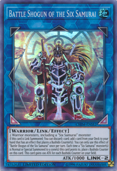 Battle Shogun Of The Six Samurai Yugipedia Yu Gi Oh Wiki