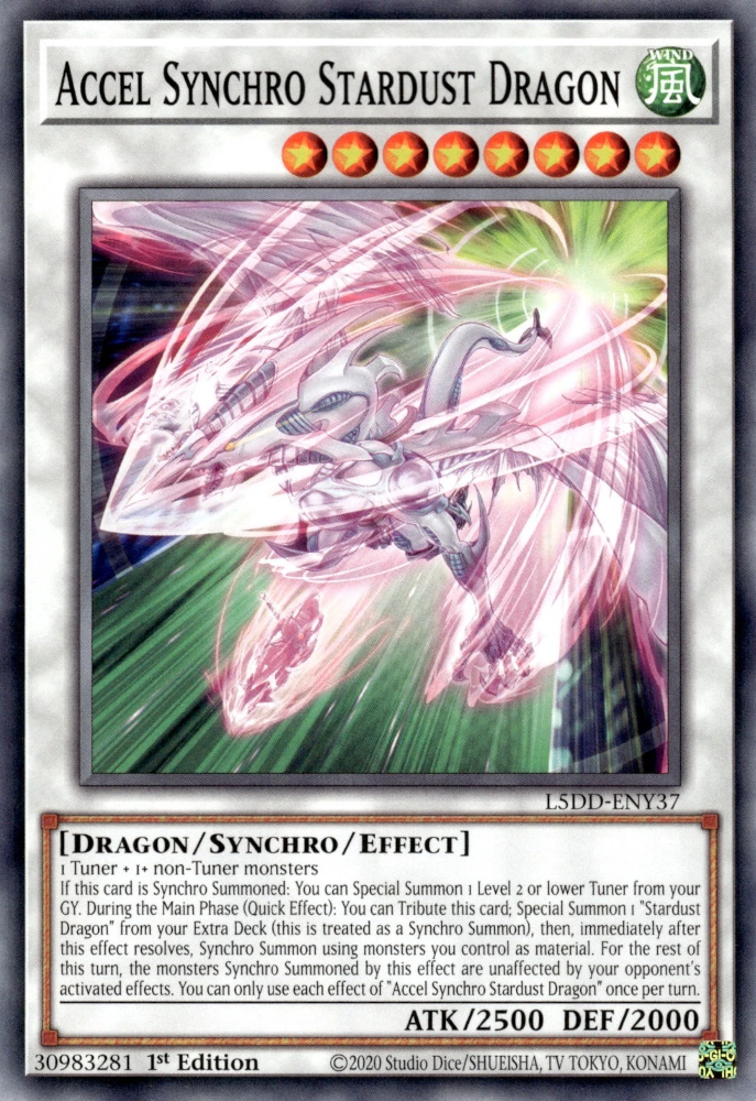Accel Synchro Stardust Dragon - Yugipedia
