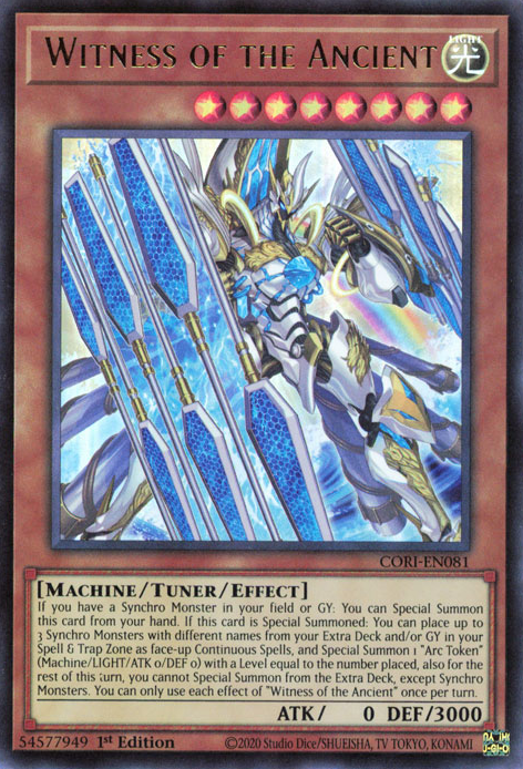 Witness of the Ancient　英語版　EU版　CORI Witness of the Ancient - Yugipedia