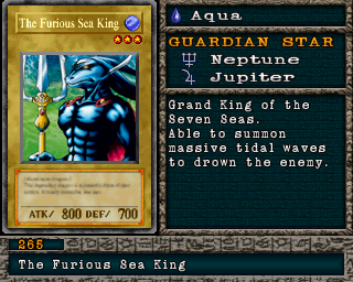 Yugioh The Furious Sea King englisch LOB-E027