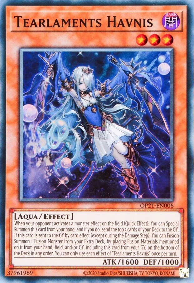 tear deck yugioh DANGER TEARLAMENT (EU CHAMPIONSHIP TOP NOTHING PROFILE) 1200 1 Tearlaments monster + 1 Aqua monster If this card is Special Summoned What's the point of tearlament
