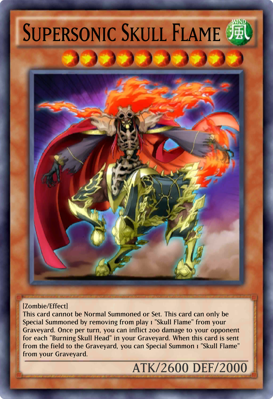 Supersonic Skull Flame Duel Links Yugipedia Yu Gi Oh Wiki