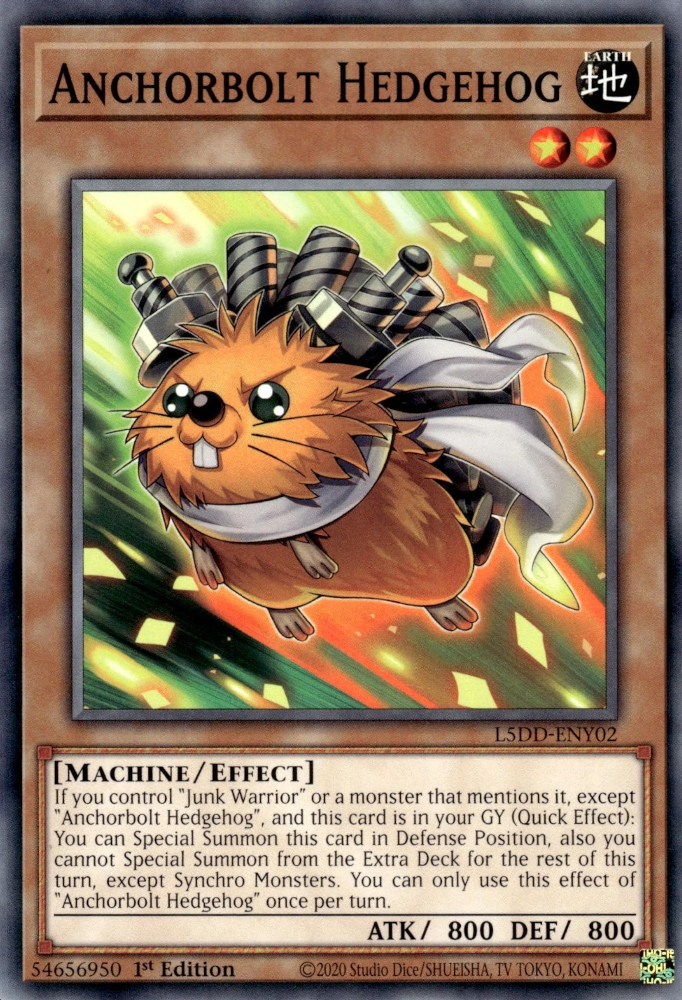Anchorbolt Hedgehog - Yugipedia