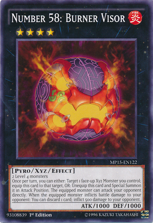 Number 58: Burner Visor - Yugipedia