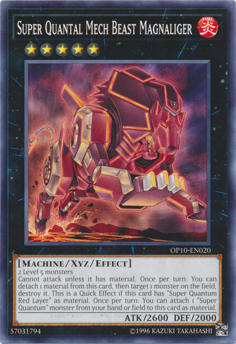 yugioh super quantum cards Deck LIGHT Super Quant monster from your hand or face Super Quantal Mech Beast Magnaliger