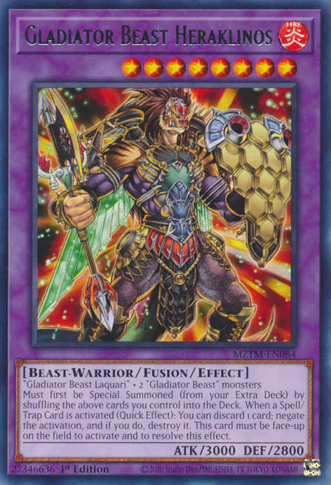 Gladiator Beast Heraklinos - Yugipedia