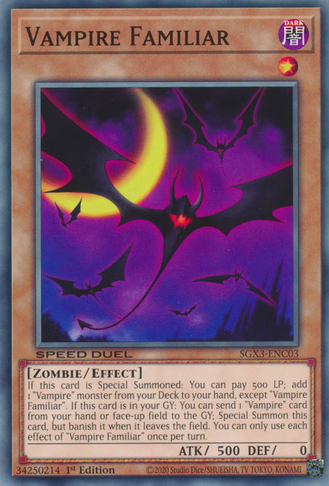 Vampire Familiar - Yugipedia
