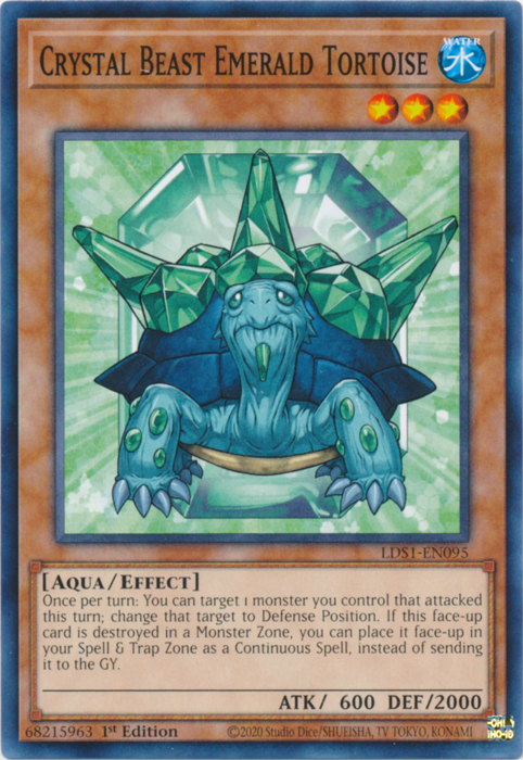 Crystal Beast Emerald Tortoise Yugipedia Yu Gi Oh Wiki