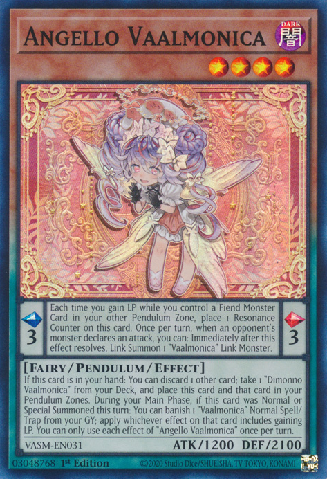 Angello Vaalmonica - Yugipedia