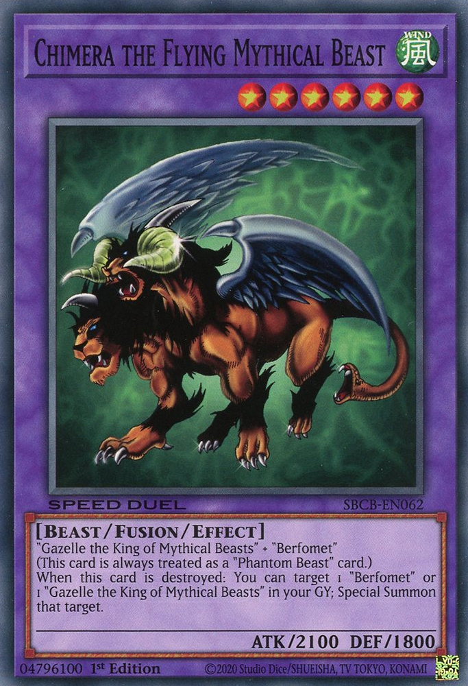 Chimera the Flying Mythical Beast - Yugipedia - Yu-Gi-Oh! wiki