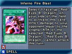 遊戯王レッドアイズ　Inferno Fire Blast 1st Edition Yugioh! LP Inferno Fire Blast - SOD-EN042 - Ultimate Rare - 1st