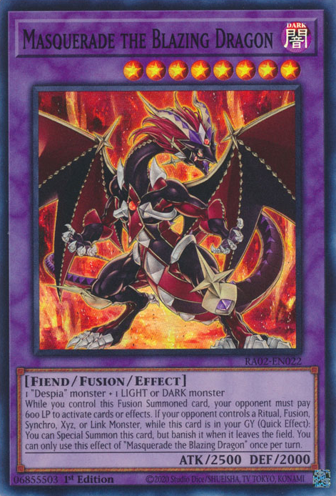 Masquerade the Blazing Dragon - Yugipedia