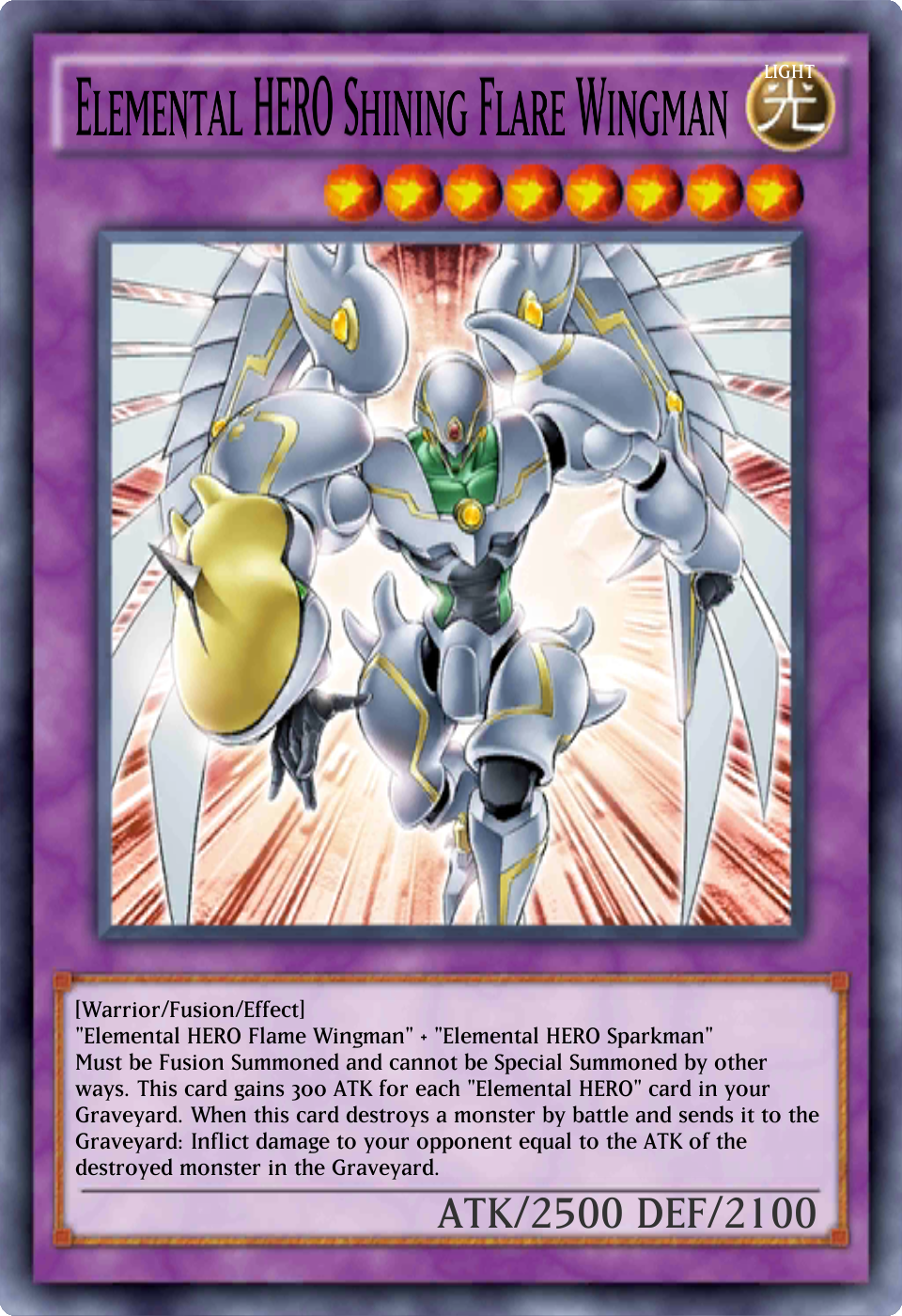 Elemental HERO Shining Flare Wingman (Duel Links) - Yugipedia