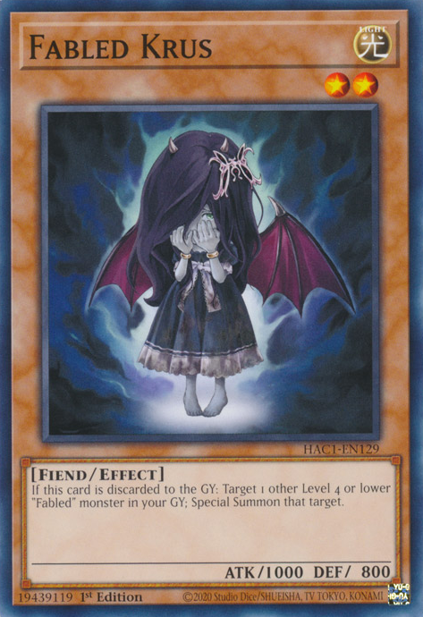 Fabled Krus Yugipedia Yu Gi Oh Wiki