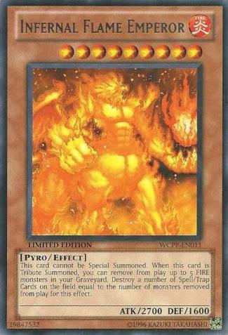 Details about   YUGIOH INFERNAL FLAME EMPEROR ULTRA RARE SD3-EN001 1ST EDITION