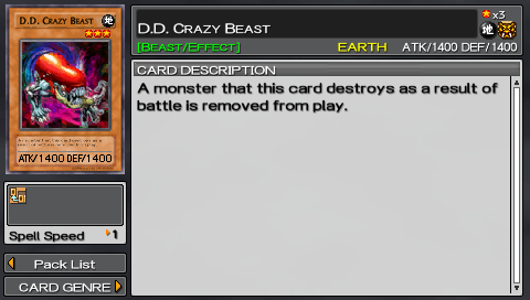 D.D. Crazy Beast (Tag Force 5) - Yugipedia
