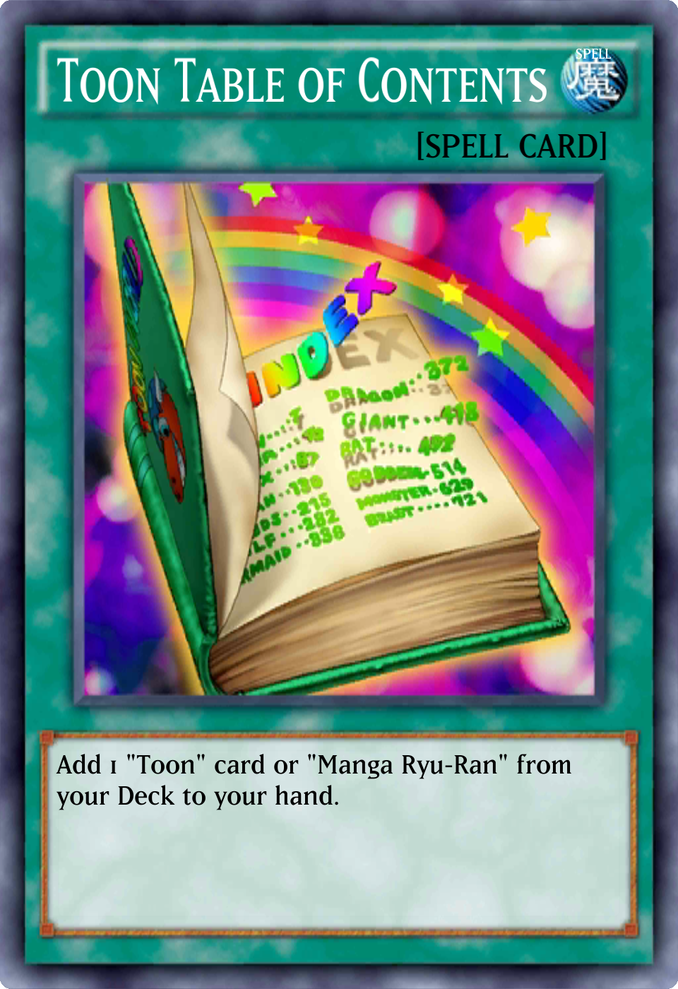 Toon Table Of Contents Duel Links Yugipedia Yu Gi Oh Wiki