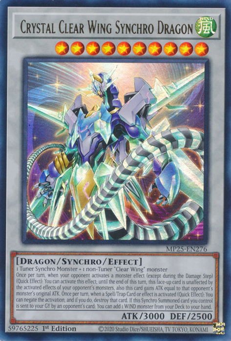 Crystal Clear Wing Synchro Dragon - Yugipedia