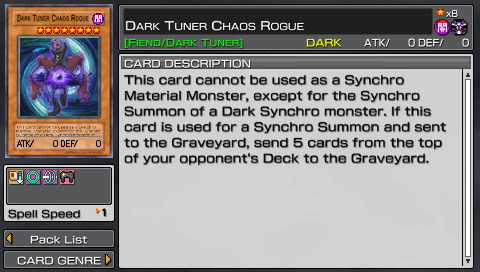 Dark Tuner Chaos Rogue Force 4 Yugipedia Yu Gi Oh Wiki