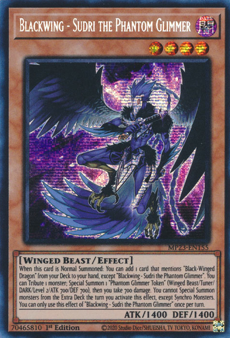 Blackwing - Sudri the Phantom Glimmer - Yugipedia - Yu-Gi-Oh! wiki