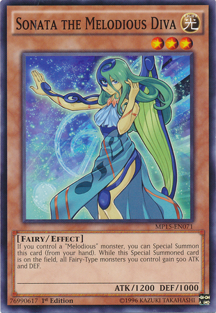 X3 YUGIOH OPERA THE MELODIOUS DIVA SP17-EN020 COMMON 1ST NM 
