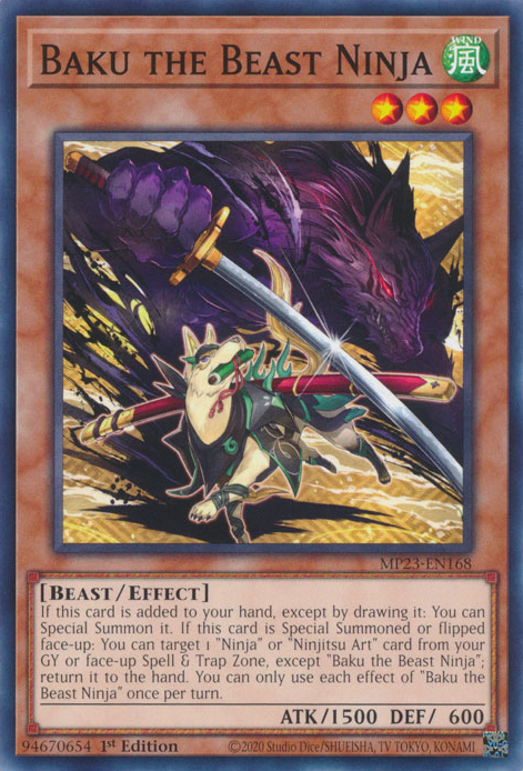 Baku the Beast Ninja - Yugipedia