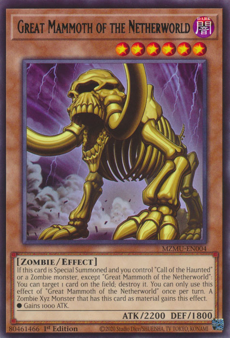 Great Mammoth of the Netherworld - Yugipedia