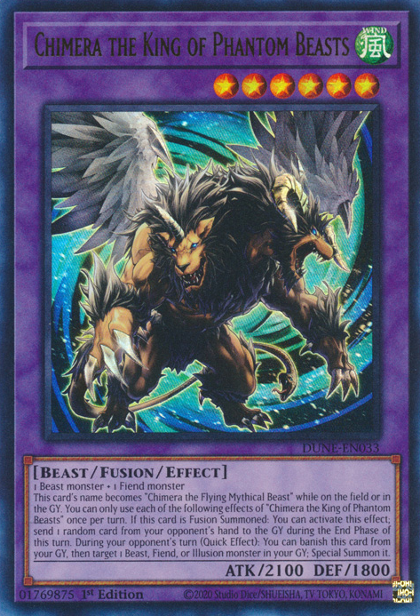 Chimera the King of Phantom Beasts - Yugipedia - Yu-Gi-Oh! wiki