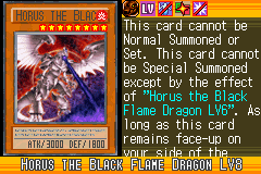 Horus the black flame dragon LV 8 