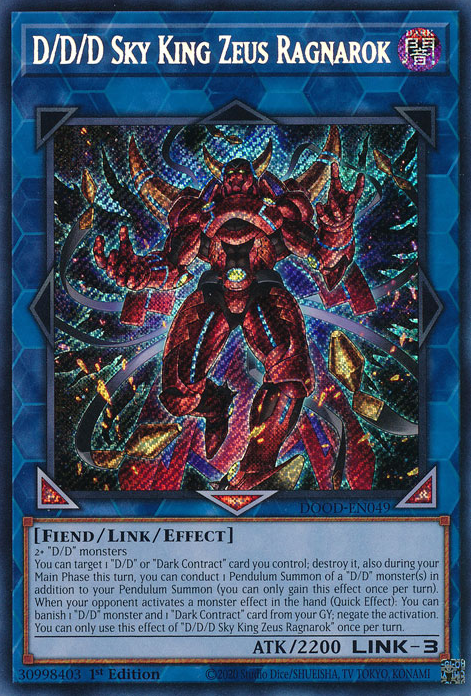 D/D/D Sky King Zeus Ragnarok - Yugipedia