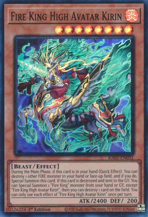 Fire King High Avatar Kirin - Yugipedia