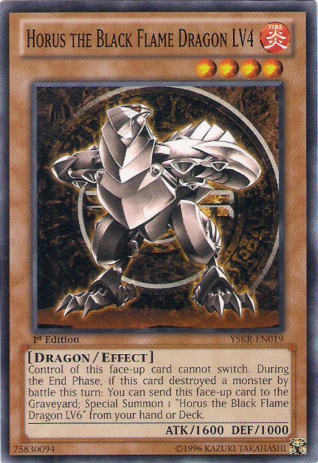 Horus the Black Flame Dragon LV4 - Yugipedia - Yu-Gi-Oh! wiki