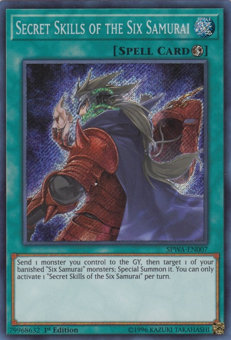 Secret Skills of the Six Samurai - Yugipedia Secret Skills of the Six Samurai - Yugipedia