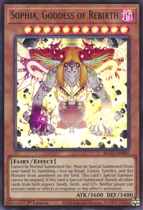 yugioh sophia deck Sophia, Goddess of Rebirth