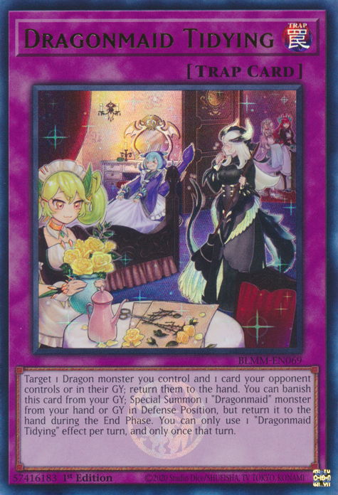 駆け回るメイド・ディーナ トレーディングカード Dragonmaid Tidying - Yugipedia