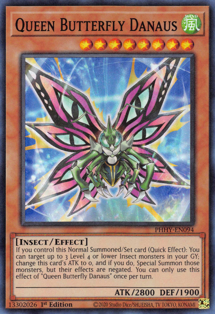 Queen Butterfly Danaus - Yugipedia - Yu-Gi-Oh! wiki