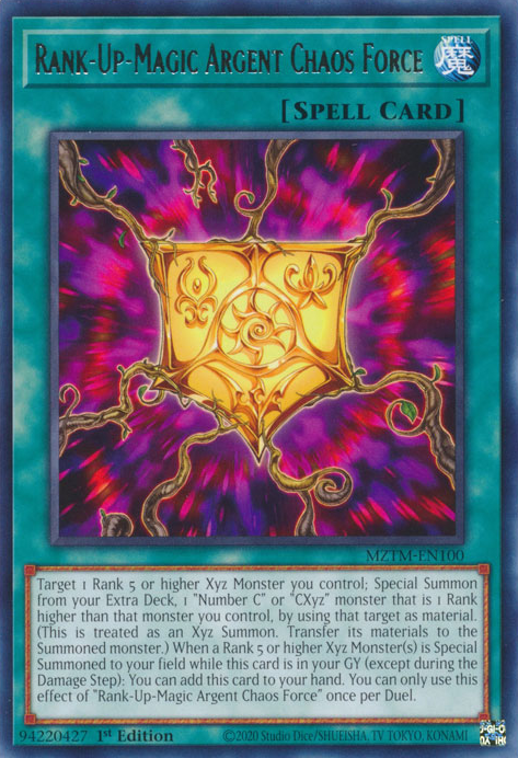 Rangsteigerungszauber Silberchaoskraft (Rank-Up-Magic Argent Chaos Force)