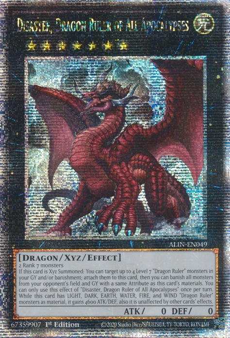 Disaster, Drachenherrscher der Apokalypsen (Disaster, Dragon Ruler of All Apocalypses)
