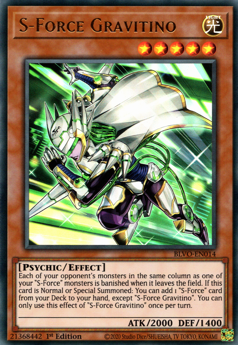 S-Force Justify BLVO-EN048 Ultra Rare 1st NM Yugioh