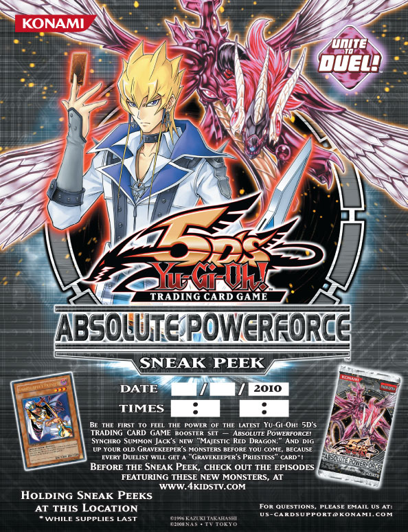 Absolute Powerforce Sneak Peek Participation Card - Yugipedia - Yu