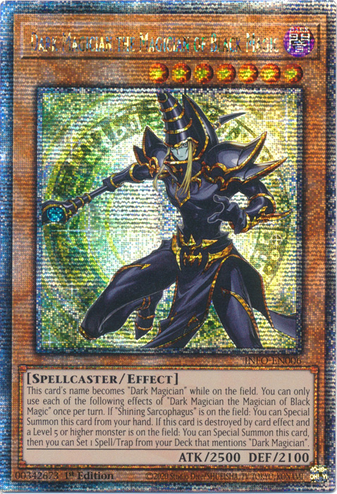 Dunkler Magier, der Magier der schwarzen Magie (Dark Magician the Magician of Black Magic)