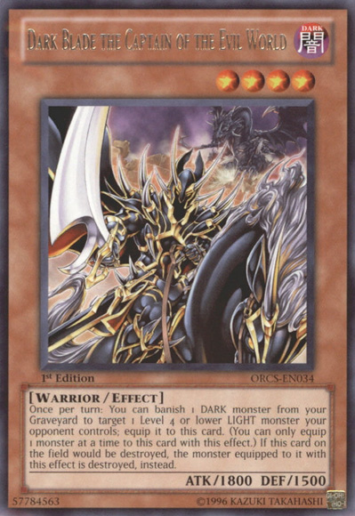 Dark Blade the Captain of the Evil World - Yugipedia